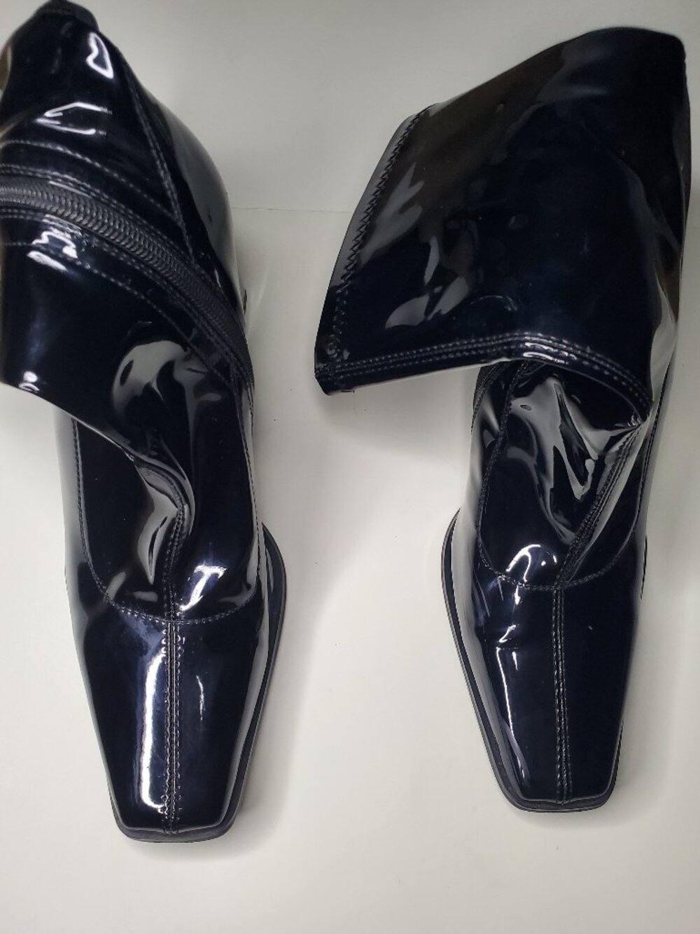 Patent Leather Booties by Simmi London